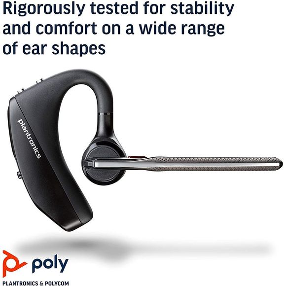 Poly Voyager 5200 Bluetooth Headset Single-Ear Earpiece Noise Canceling --Black - Picture 3 of 4